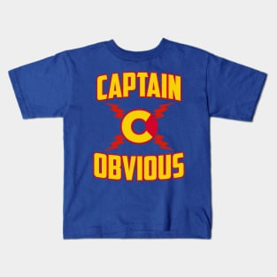 Captain Obvious Kids T-Shirt